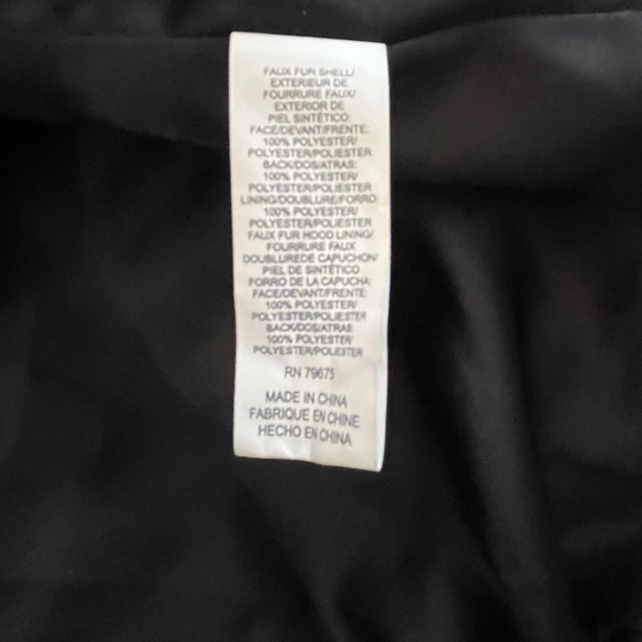 - Lucky Brand XL Faux Fur Black Jacket - Picture 12 of 12